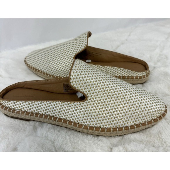 Universal Thread Women’s Lona Mules Cream Size 12 - Picture 2 of 9